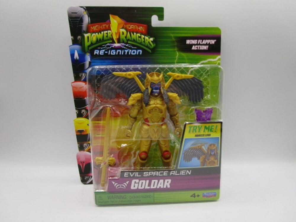 Mighty Morphin Power Rangers Re-Ignition Evil Space Alien Goldar Action Figure